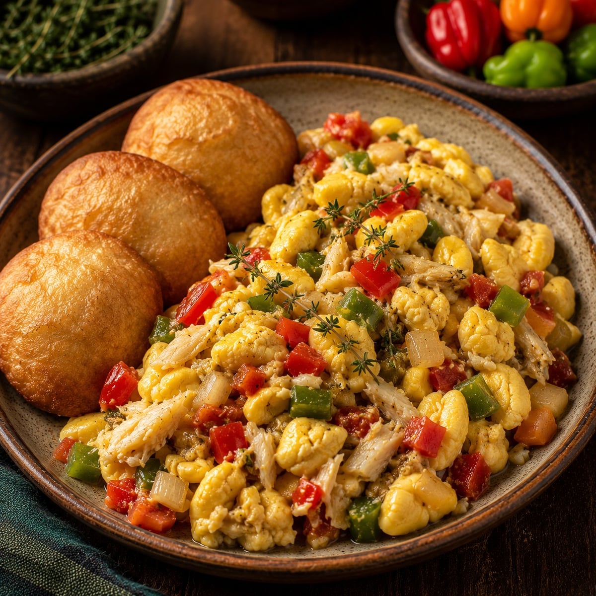 Ackee and saltfish