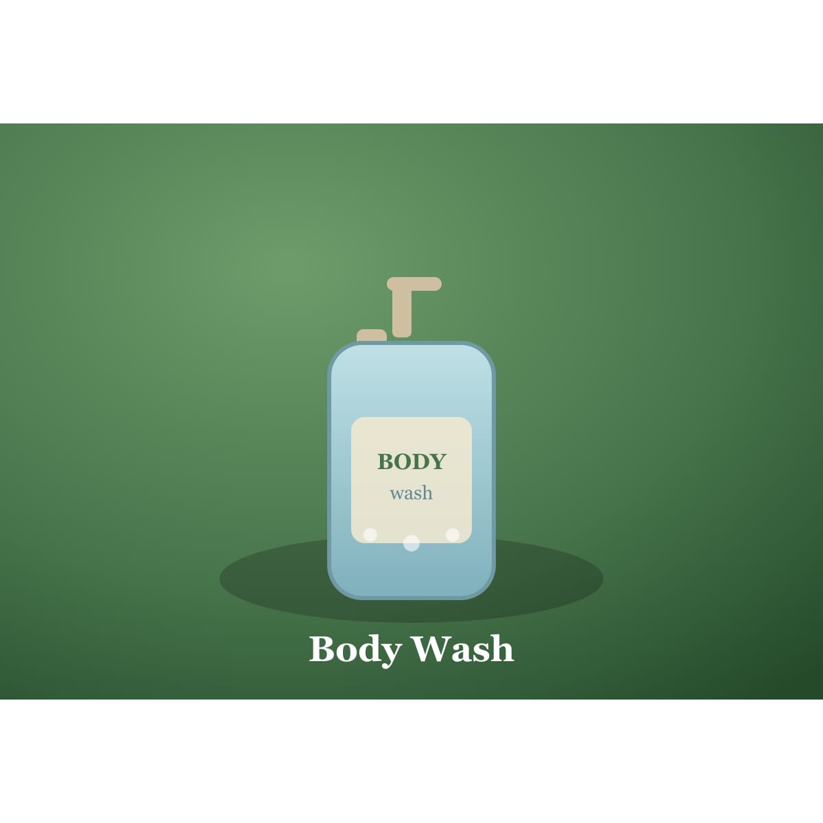 Natural body wash