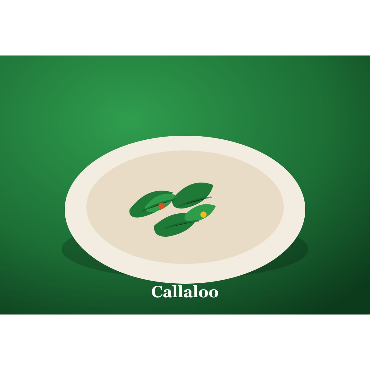 Jamaican steamed callaloo