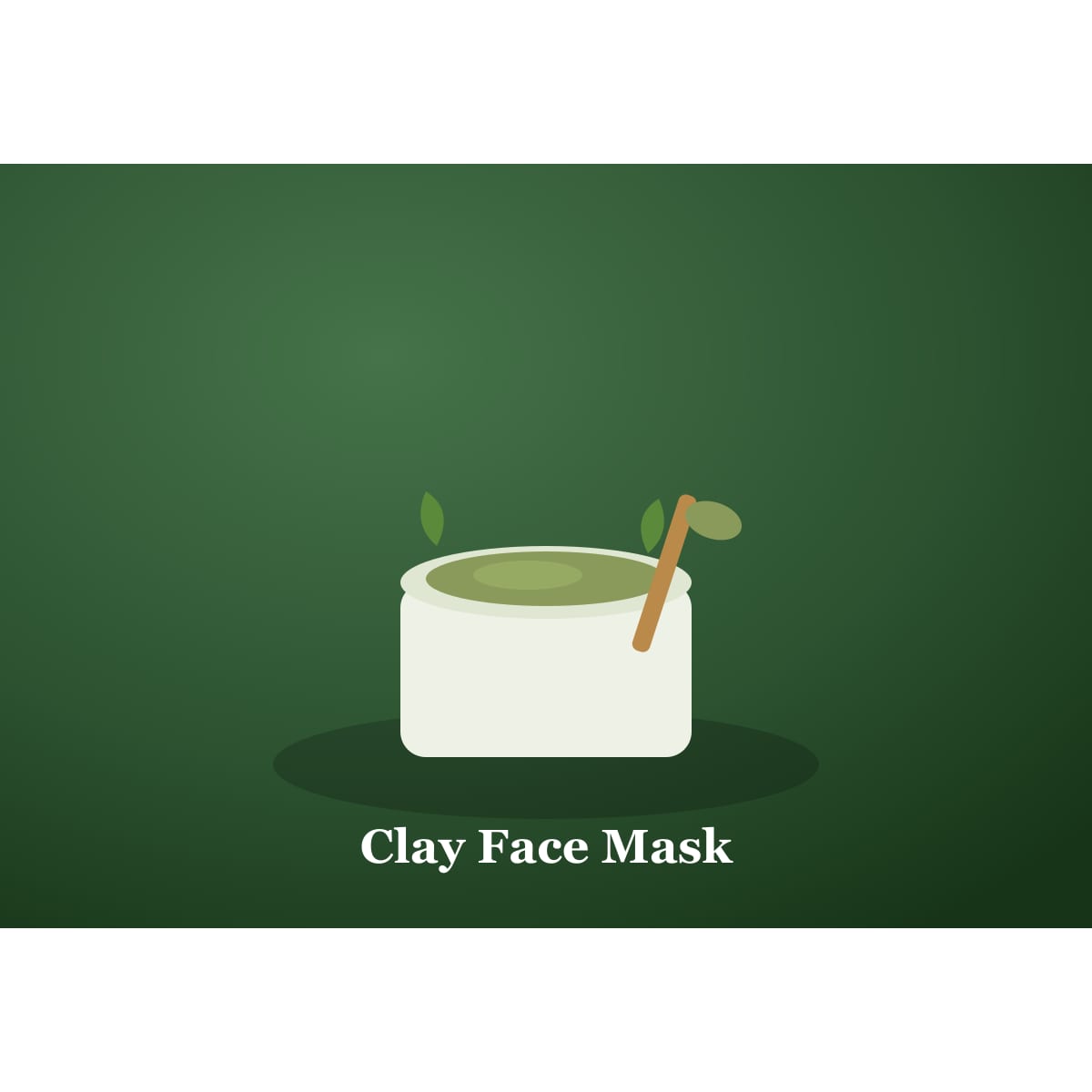 Clay face mask