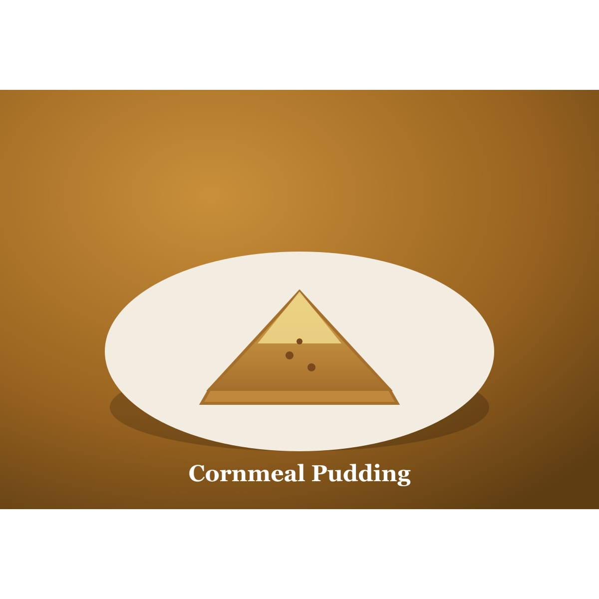 Jamaican cornmeal pudding