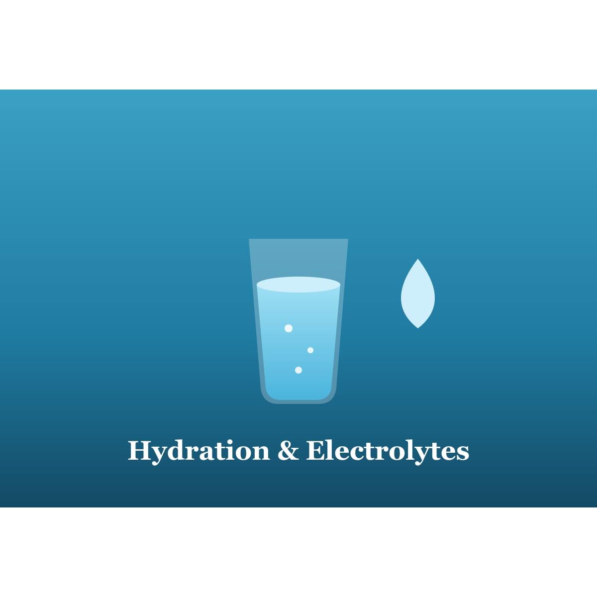 Hydration and electrolytes