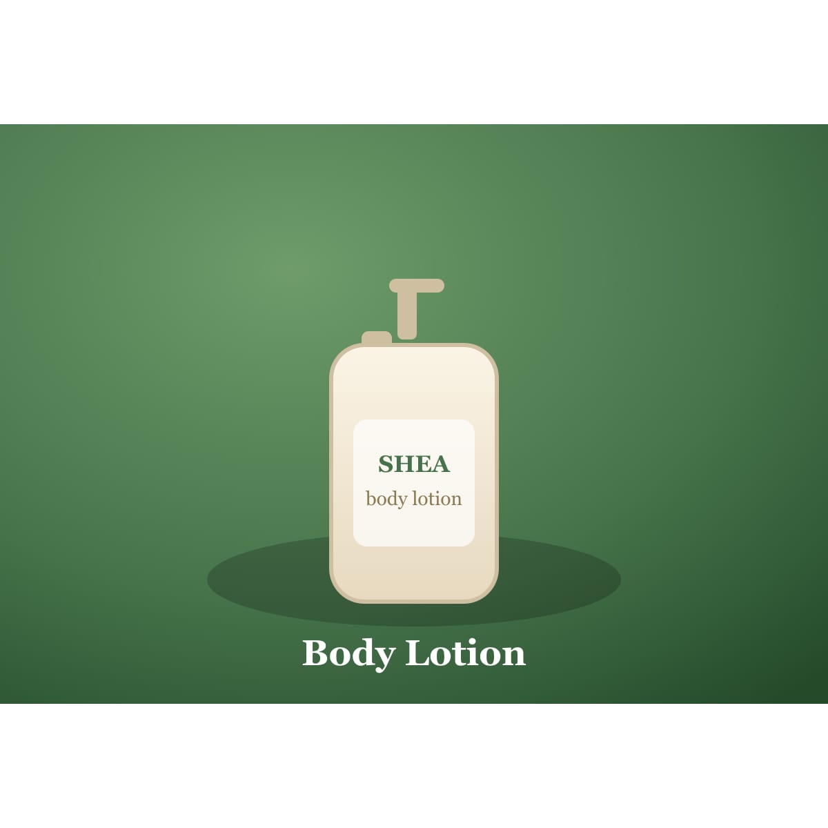 Natural body lotion
