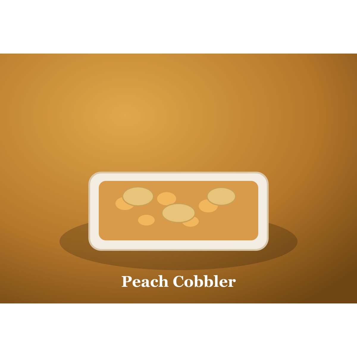 Southern peach cobbler