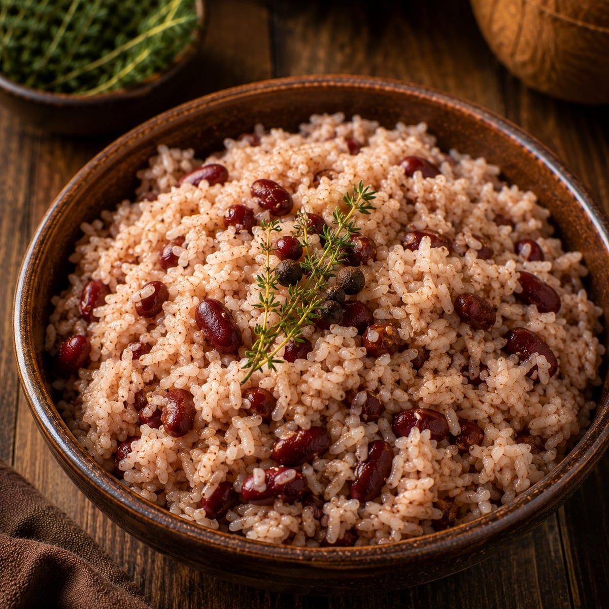 Rice and peas