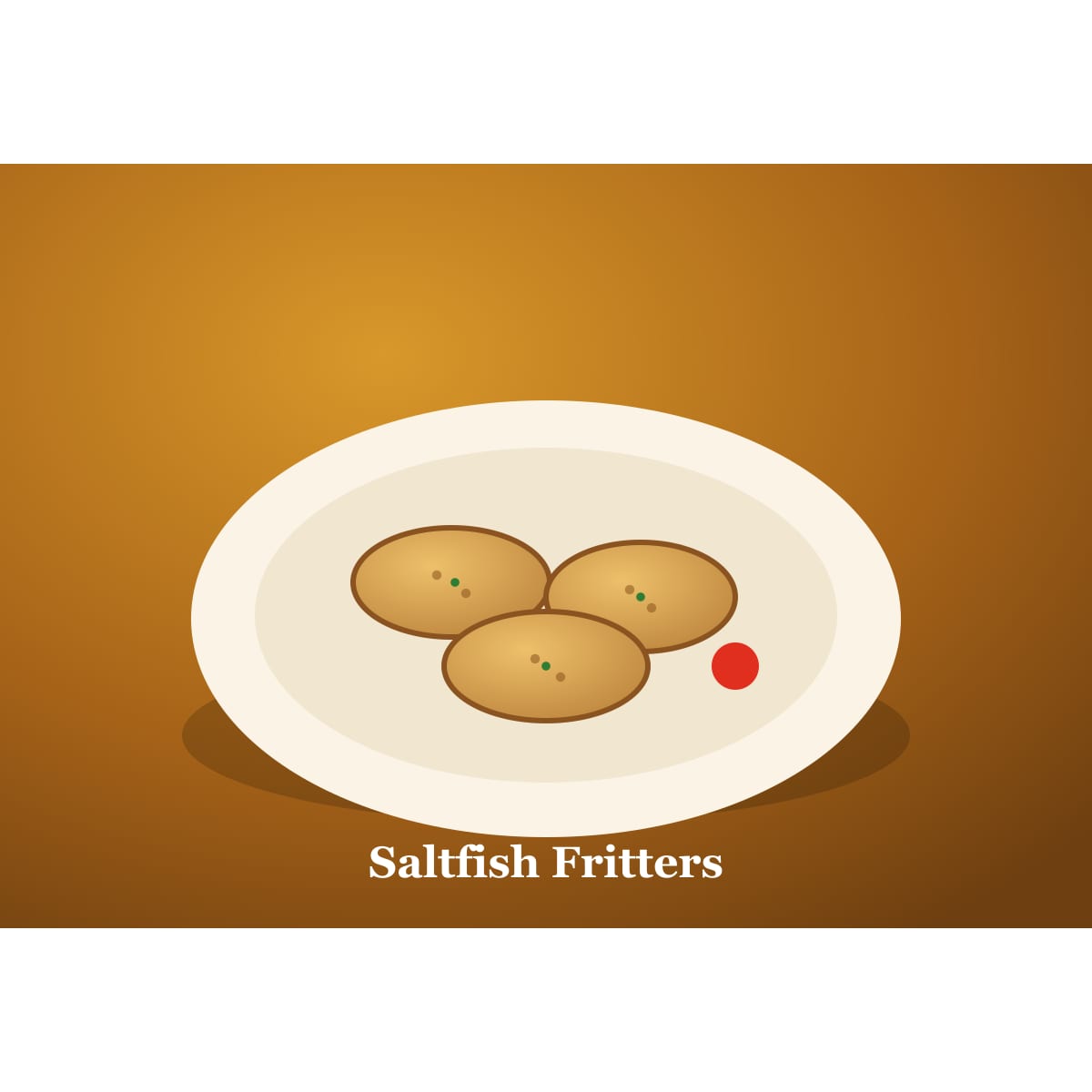 Jamaican saltfish fritters