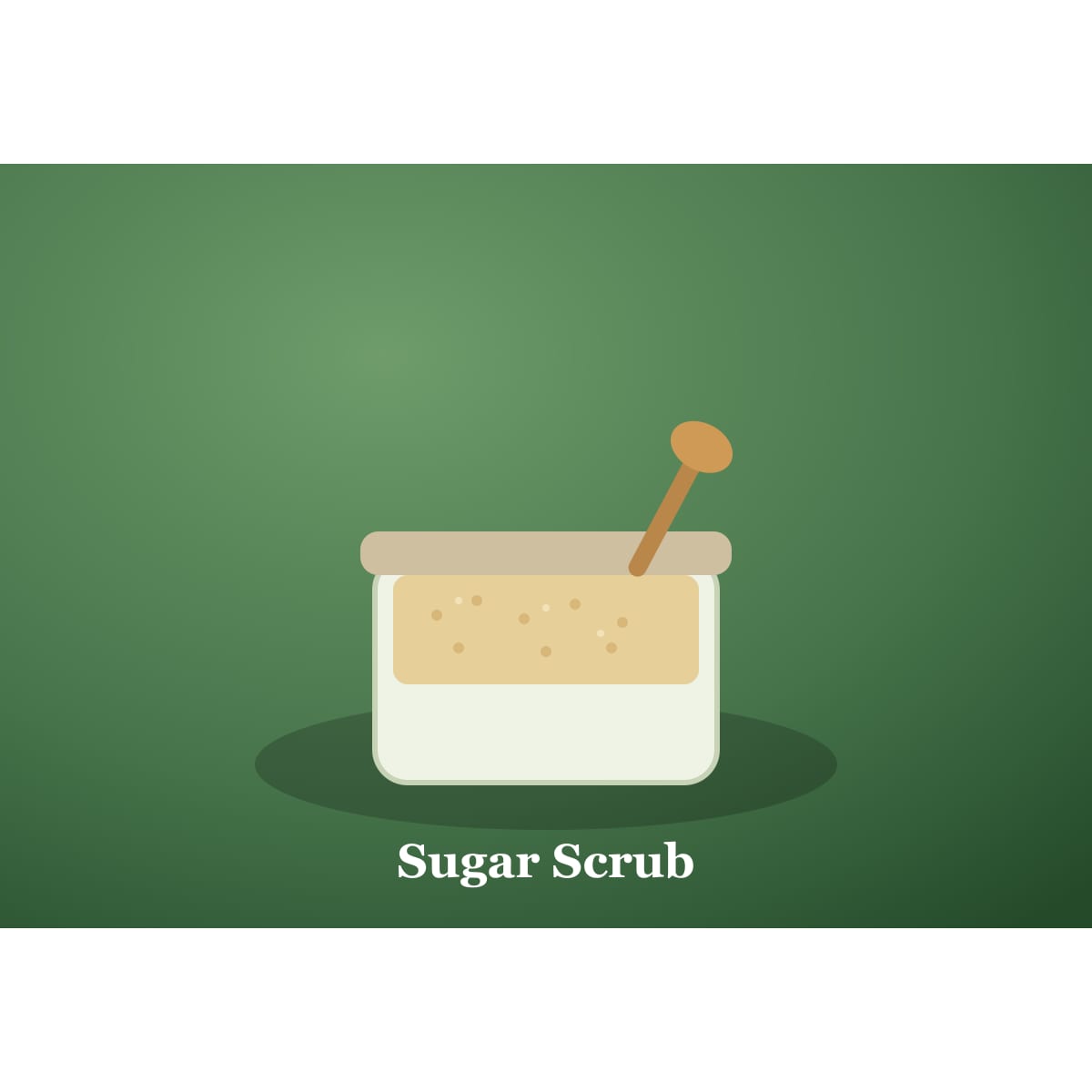 Natural sugar scrub