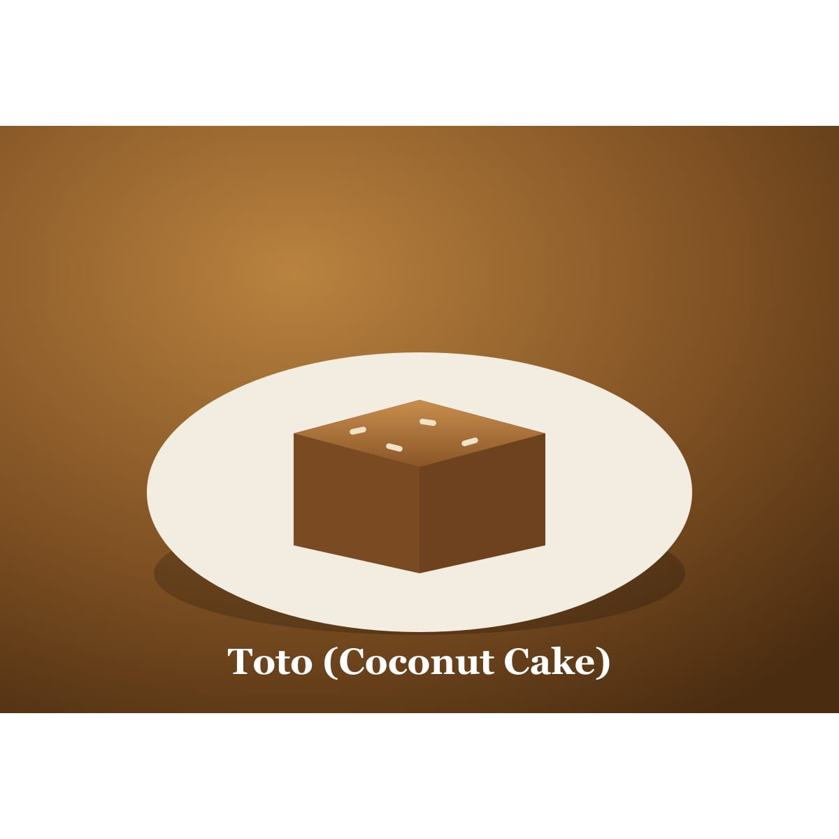 Jamaican toto coconut cake